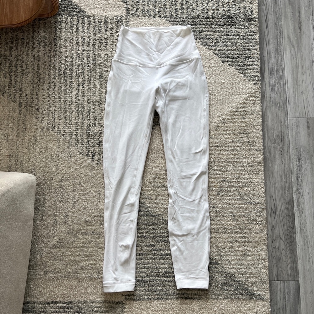 lululemon Align High Rise 25” White